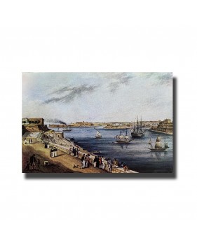 Malta Postcard View of Grand Harbour C.Von Brocktorff ABC Printers New Unused