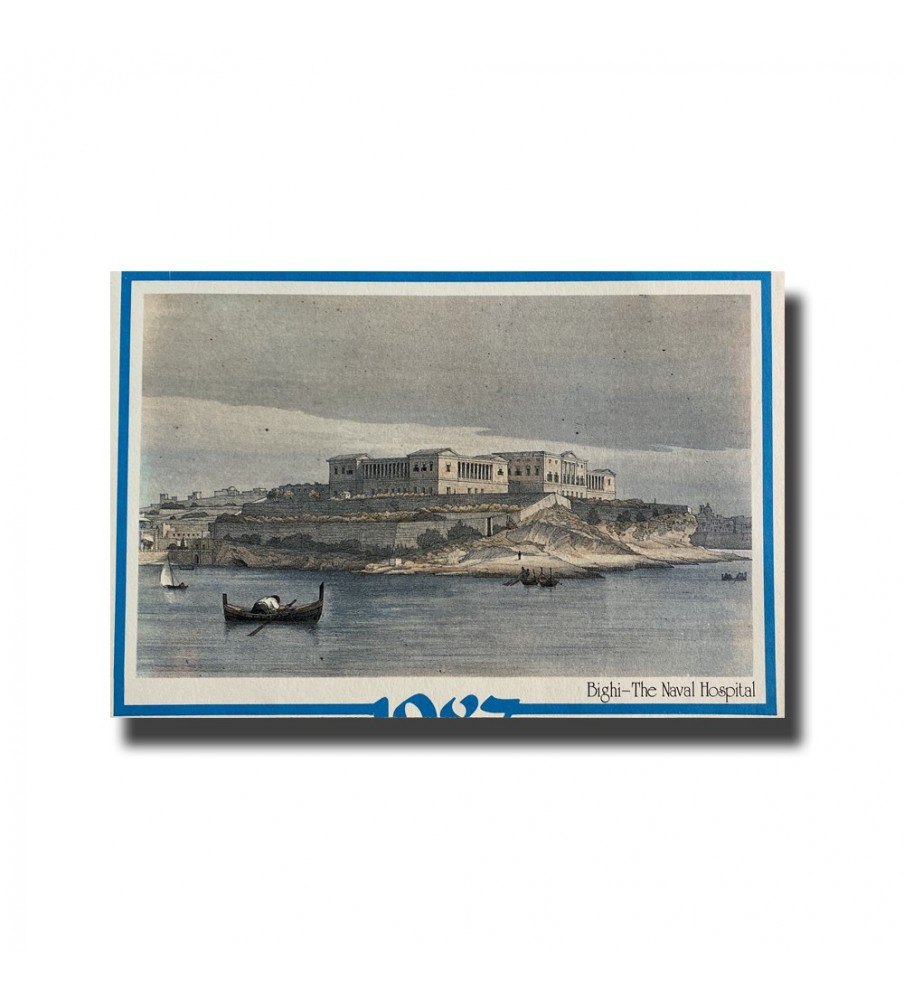 Malta Postcard Bighi- The Naval Hospital New Unused