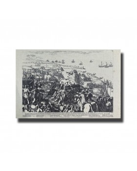 Malta Postcard Illustration Of The Great Siege 6 July 1565 Lucini New Unused