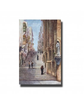 Malta Postcard - Strada S.Giovanni, Valletta New Unused Made in England