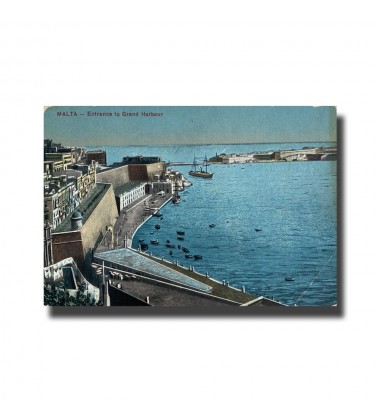 Malta Postcard - Entrance To Grand Harbour New Unused