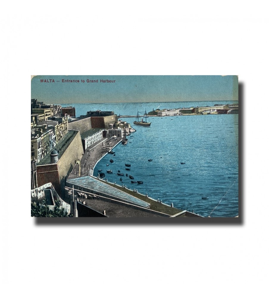 Malta Postcard - Entrance To Grand Harbour New Unused