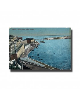 Malta Postcard - Entrance To Grand Harbour New Unused