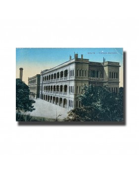 Malta Postcard - Floriana Barracks Used