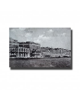 Malta Postcard - Custom House Used With Stamp