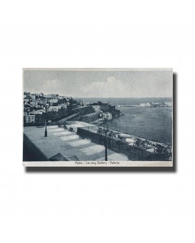 Malta Postcard - Saluting Battery, Valletta New Unused