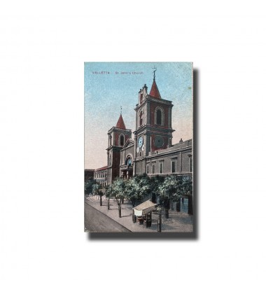 Malta Postcard - St.John's Church Valletta, New Unused