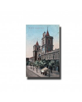 Malta Postcard - St.John's Church Valletta, New Unused