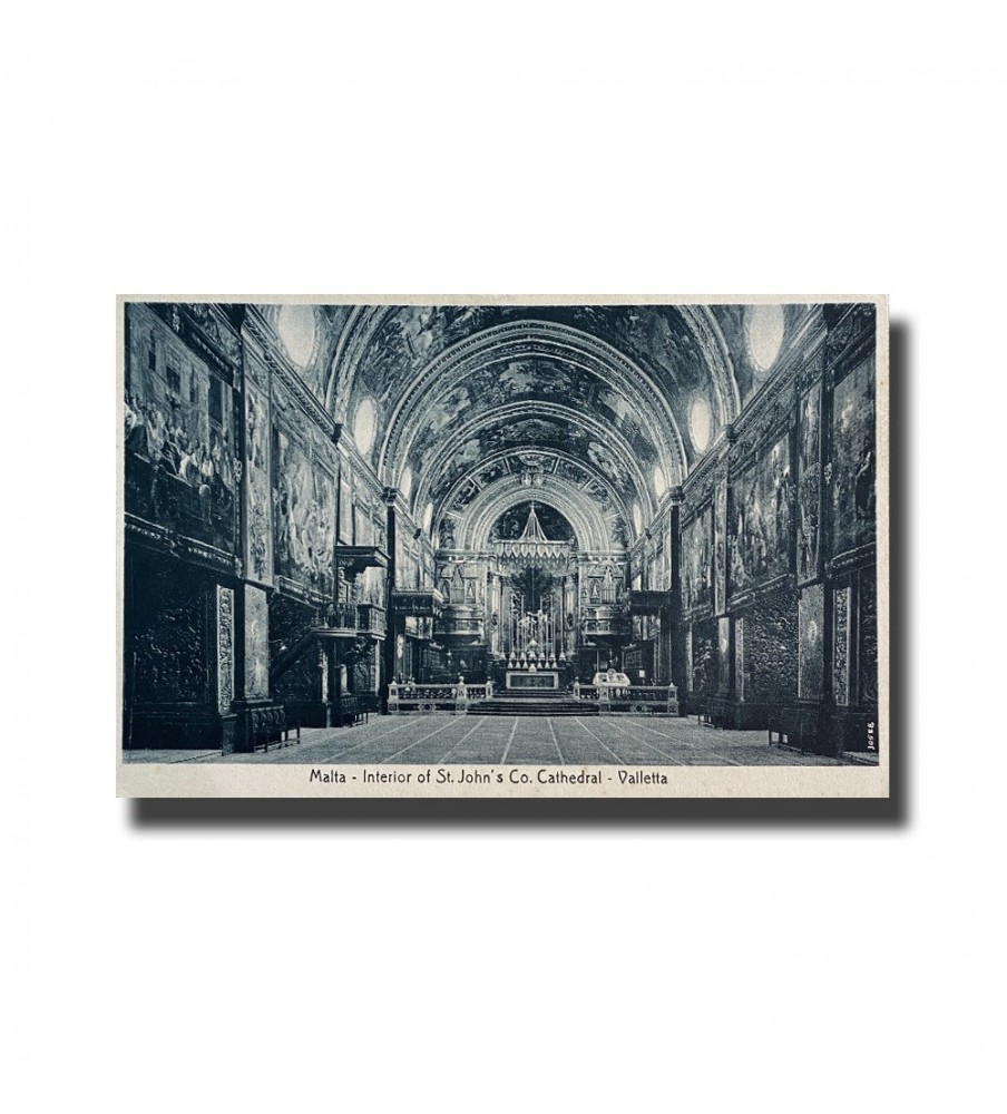 Malta Postcard - Interior Of St. John's Co. Cathedral Valletta, New Unused