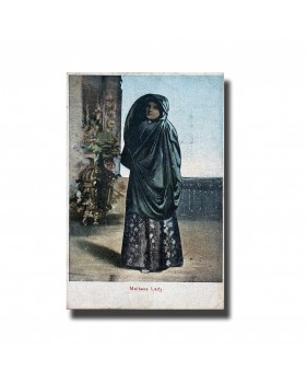 Malta Postcard - Maltese Lady Universal Postal Union