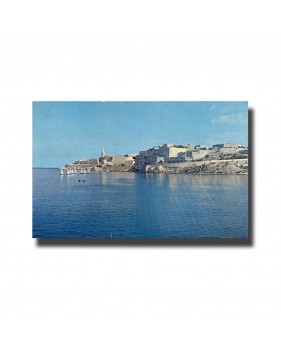 Malta Postcard - Sliema Creek, Used With Stamp, Cathedral Library, Sliema