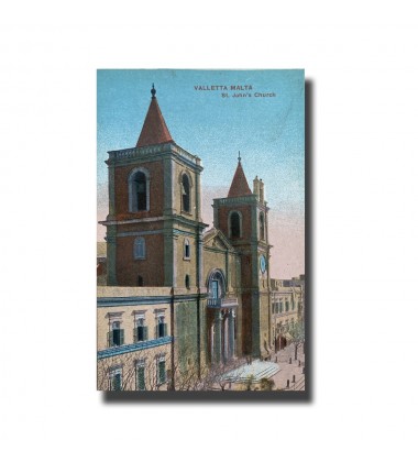 Malta Postcard - St. John's Church , New Unused