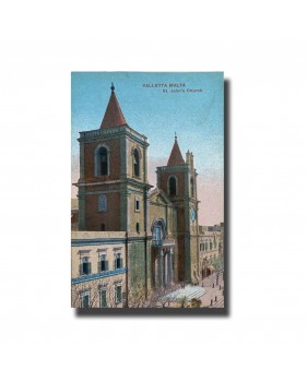 Malta Postcard - St. John's Church , New Unused