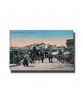 Malta Postcard - Mercato Marina, Valletta, New Unused