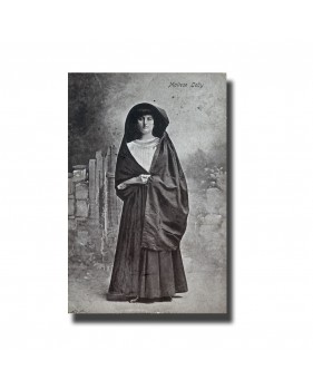 Malta Postcard - Maltese Lady, Used With Stamp