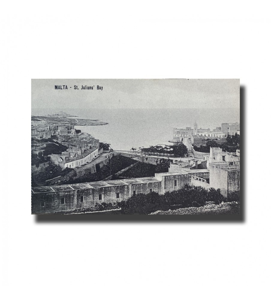 Malta Postcard - Saint Julian's Bay, New Unused