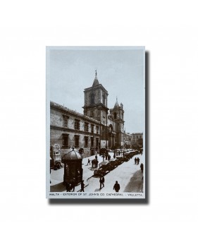 Malta Postcard - Exterior of St.John's Cathedral, New Unused