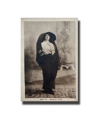 Malta Postcard - Maltese Lady, New Unused, Ed. F.W.Grech e C.