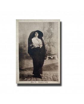 Malta Postcard - Maltese Lady, New Unused, Ed. F.W.Grech e C.