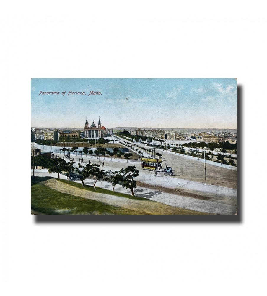 Malta Postcard - Panorama Of Floriana, New Unused