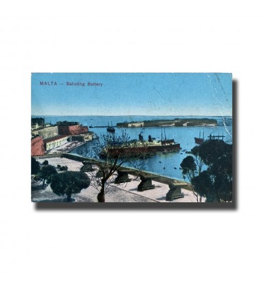 Malta Postcard - Saluting Battery, New Unused