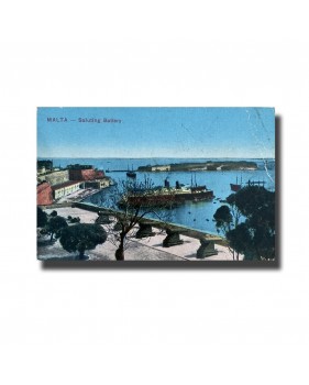 Malta Postcard - Saluting Battery, New Unused