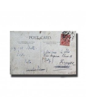 Malta Postcard - Maltese Lady, Used With Stamp