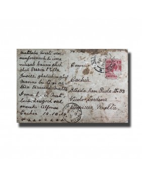 Malta Postcard - Sinceri Auguri Greetings, Used With Stamp