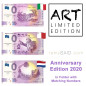 Anniversary 0 Euro Souvenir Banknote Merry Christmas Set of 3 Italy Malta Netherlands 2020-1