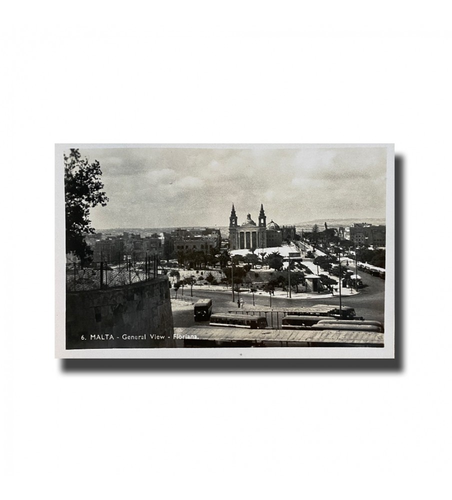 Malta Postcard - General View Floriana, Alf.Galea Zammit, Made In Czechoslovakia