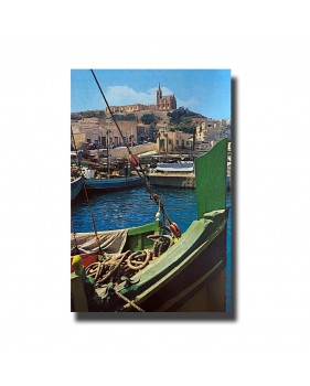 Malta Postcard - Gozo Mgarr, Used With Stamp