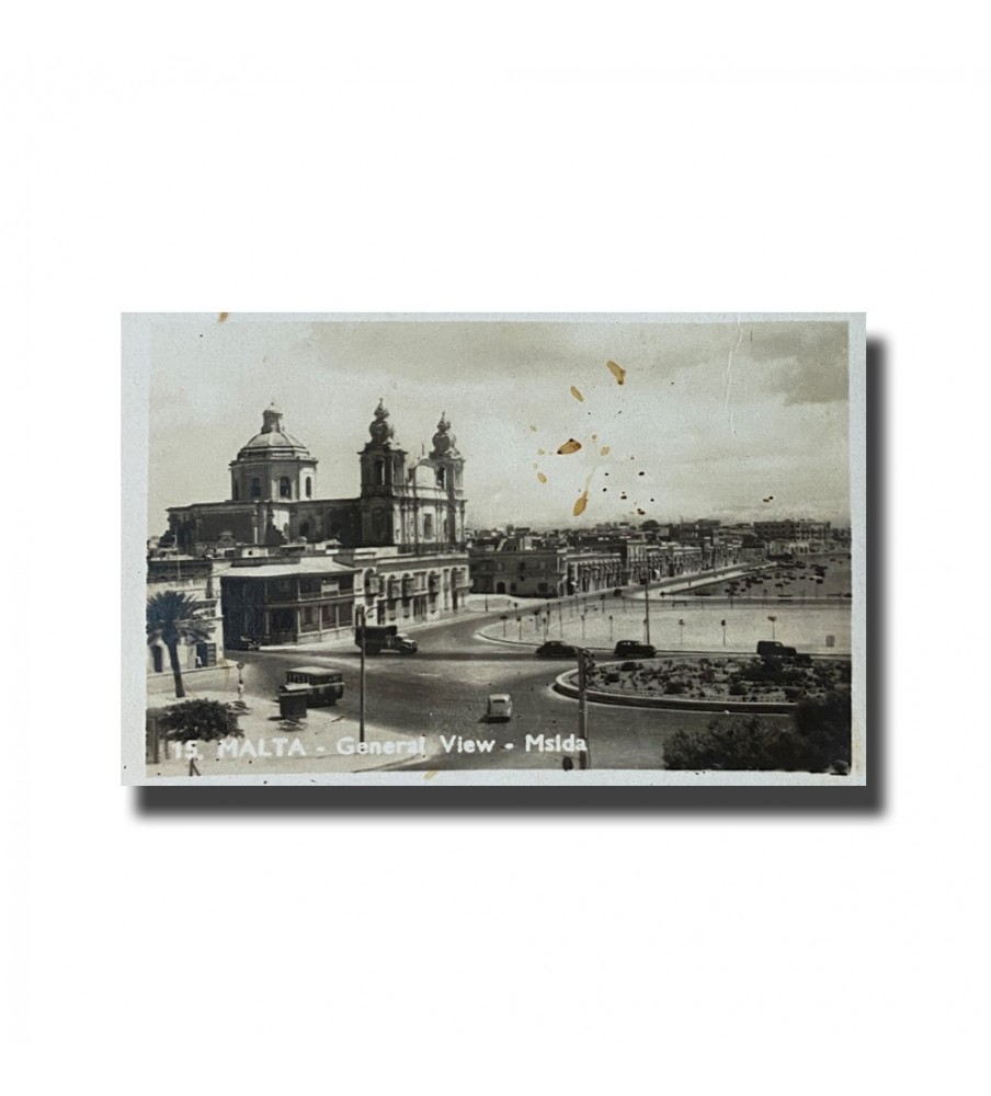 Malta Postcard - General View Msida, Real Photo