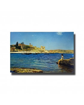 Malta Postcard - One Of The Creeks In St. Paul's Bay, J.Arthur Dixon, Used With Cancellation