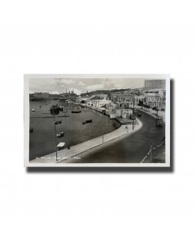 Malta Postcard - Pieta Wharf, Alf. Galea Zammit, Made in Czechoslovakia