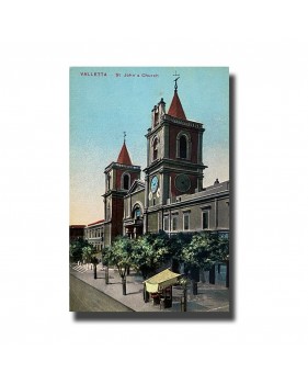 Malta Postcard - St. John's Church, New Unused