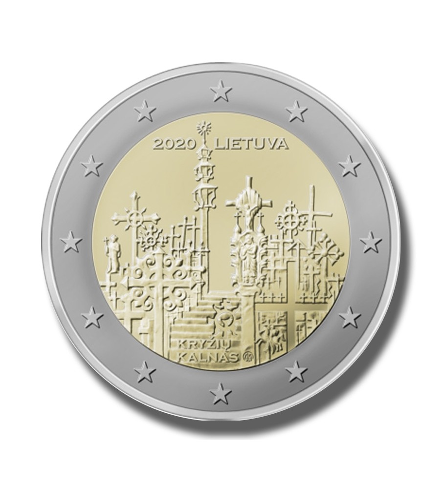 2020 Lithuania Hill of Crosses 2 Euro Coin