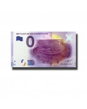 0 Euro Souvenir Banknote Mettlach An Saarschleife Germany XELX 2017-1