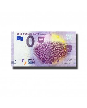 0 Euro Souvenir Banknote Burg Storkow Germany XEGP 2019-1