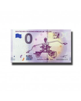 0 Euro Souvenir Banknote Deutsches Feuerwehrmuseum Germany XEEU 2019-1