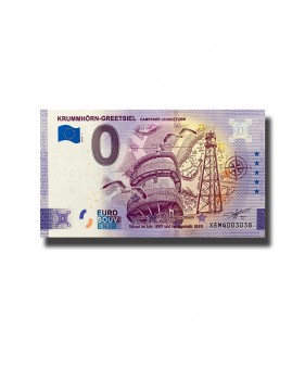 0 EURO SOUVENIR BANKNOTE KRUMMHORN GREETSIEL GERMANY XEMQ 2020-1