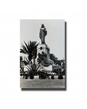 Malta Postcard - Monument to Christ The King, Used, Made In Britain