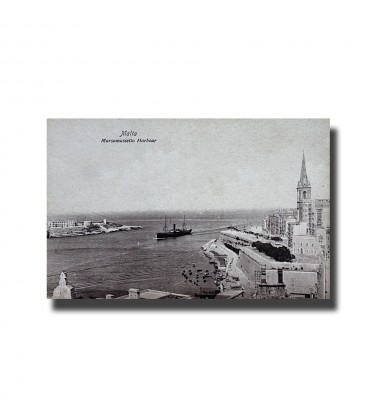 Malta Postcard - Marsamuscetto Harbour, New Unused, Made In Saxony