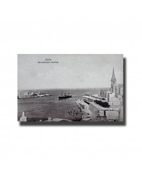 Malta Postcard - Marsamuscetto Harbour, New Unused, Made In Saxony