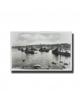 Malta Postcard - Flotilla Marsamusxetto Harbour,Used With Stamp and Cancellation