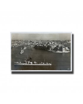 Malta Postcard - Real Photo, Used With Stamp and Cancellation