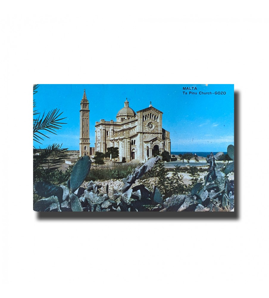 Malta Postcard - Gozo, Ta Pinu Church, ABC Production, Used With Stamp And Cancellation