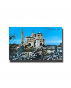 Malta Postcard - Gozo, Ta Pinu Church, ABC Production, Used With Stamp And Cancellation