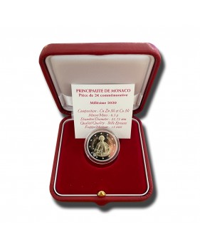 2020 Monaco Prince Honore III 2 Euro Commemorative Coin
