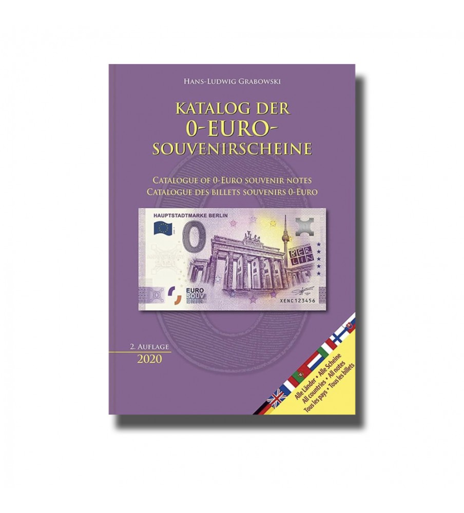 2020 KATALOG DER 0 EURO SOUVENIRSCHEINE BANKNOTE BILLET CATALOGUE