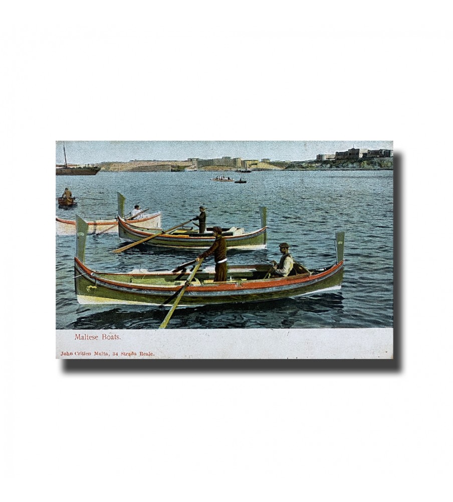 Malta Postcard - Maltese Boats, UPU, New Unused